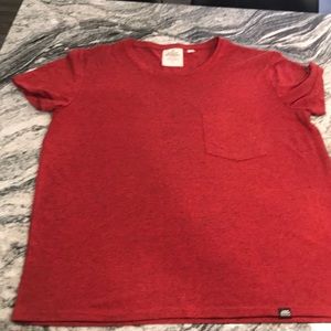 Men’s cheap Monday red tee